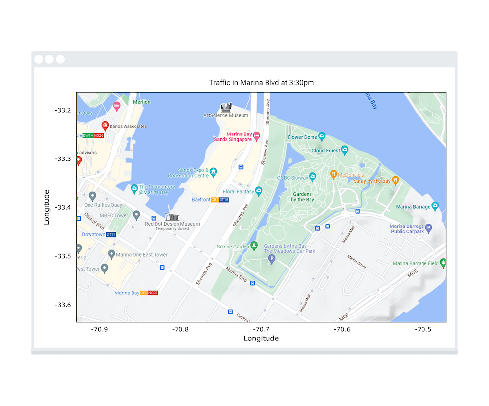 traffic monitoring map